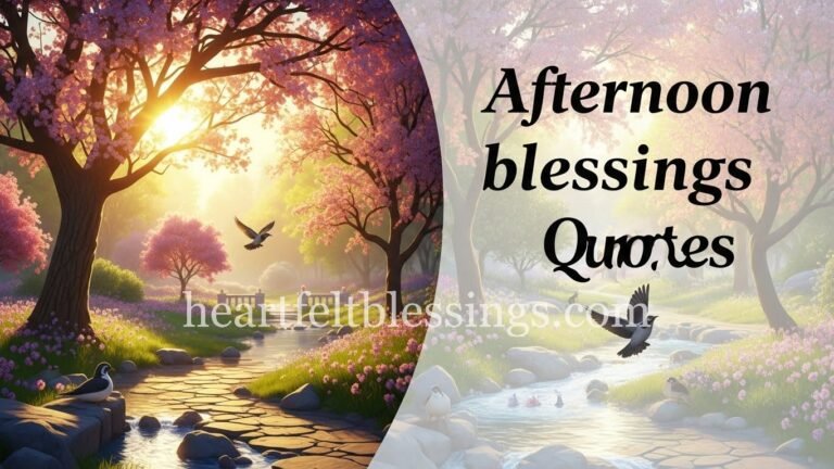 Afternoon blessings quotes