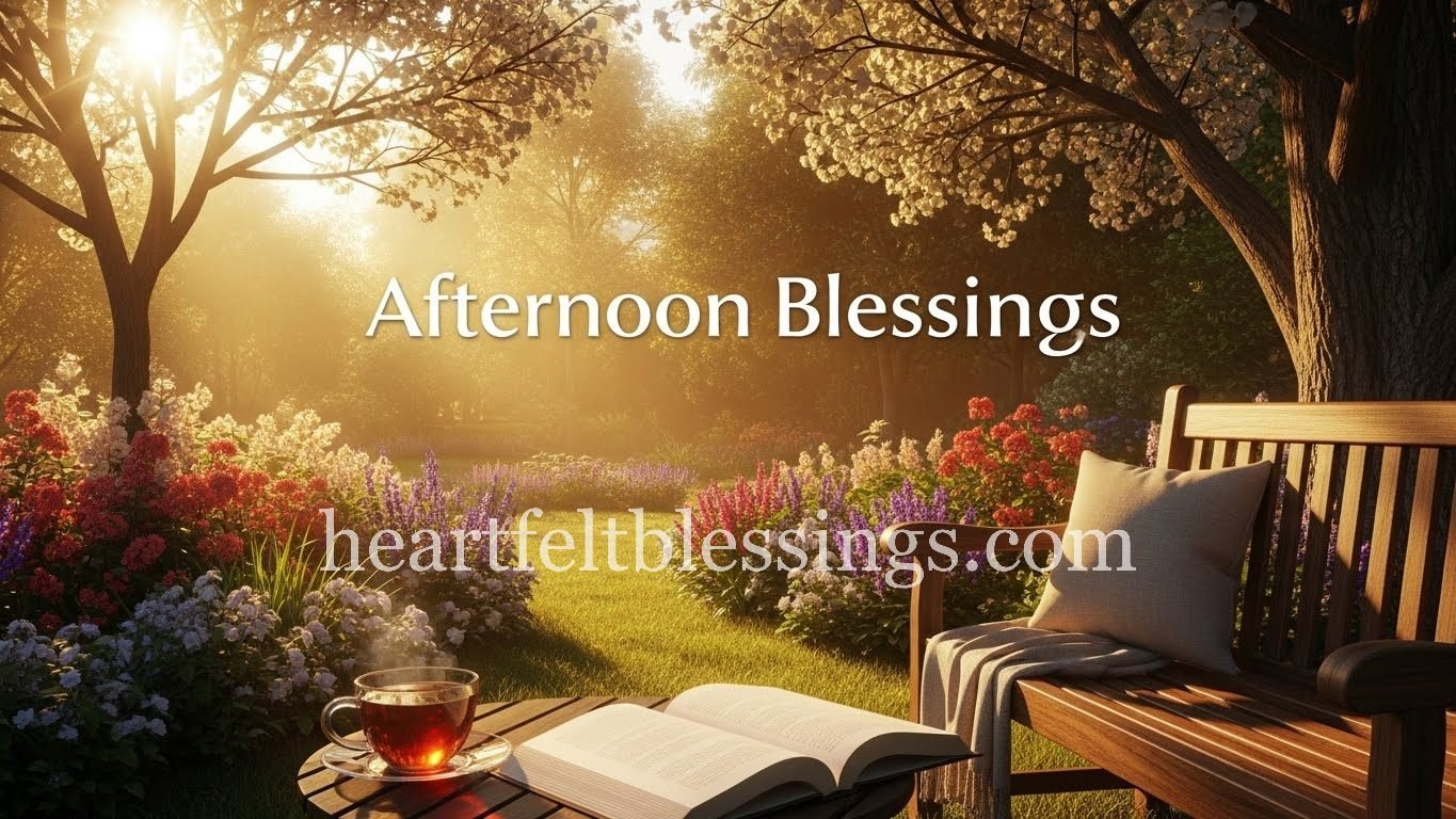 Afternoon blessings