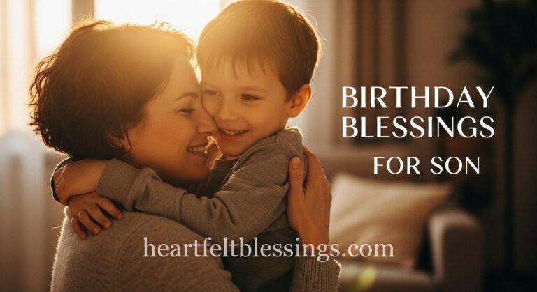 Birthday blessings for son