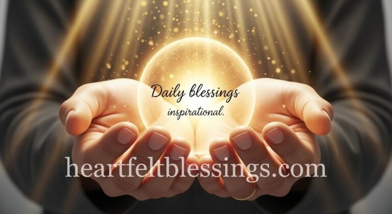 Daily blessings inspirational.