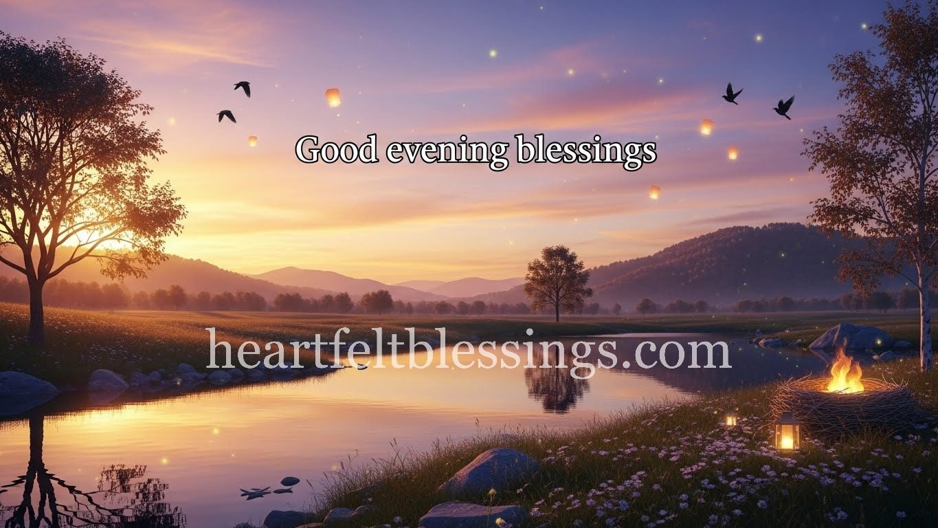 Good evening blessings