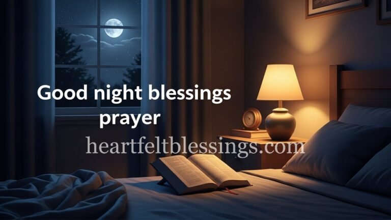 Good night blessings prayer