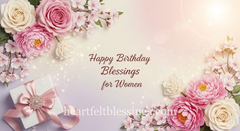 Happy birthday blessings for women