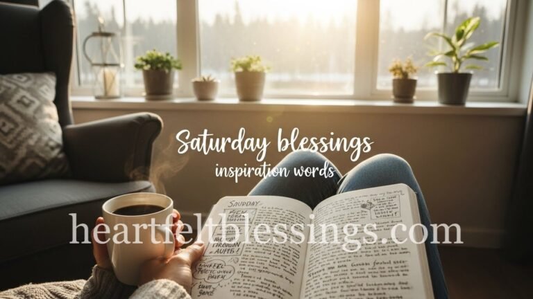 Saturday blessings inspiration words