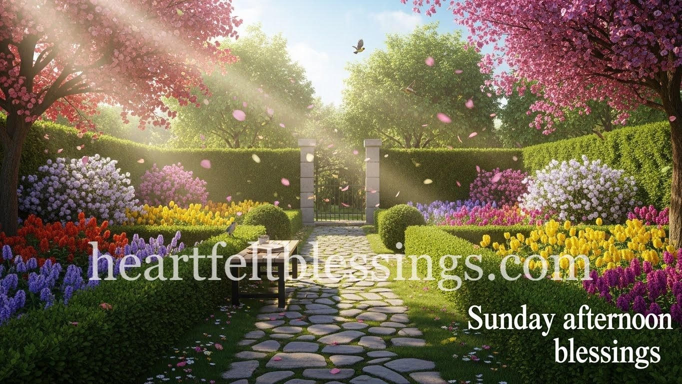 Sunday afternoon blessings