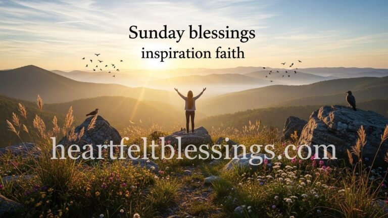 Sunday blessings inspiration faith