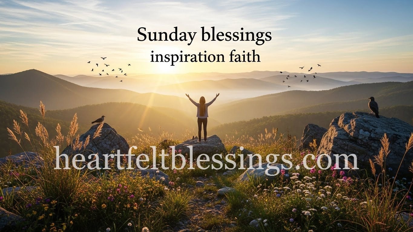 Sunday blessings inspiration faith