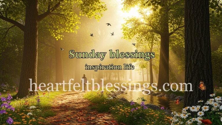 Sunday blessings inspiration life