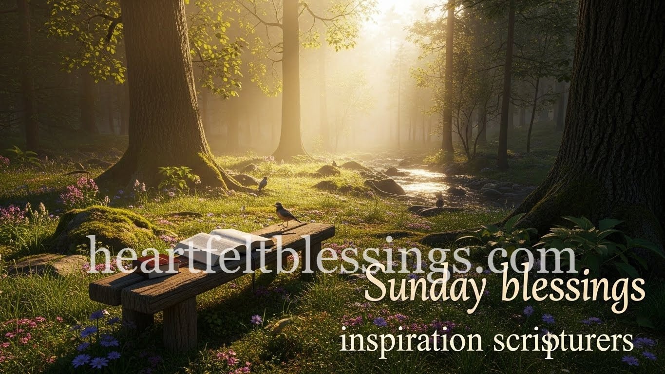 Sunday blessings inspiration scriptures