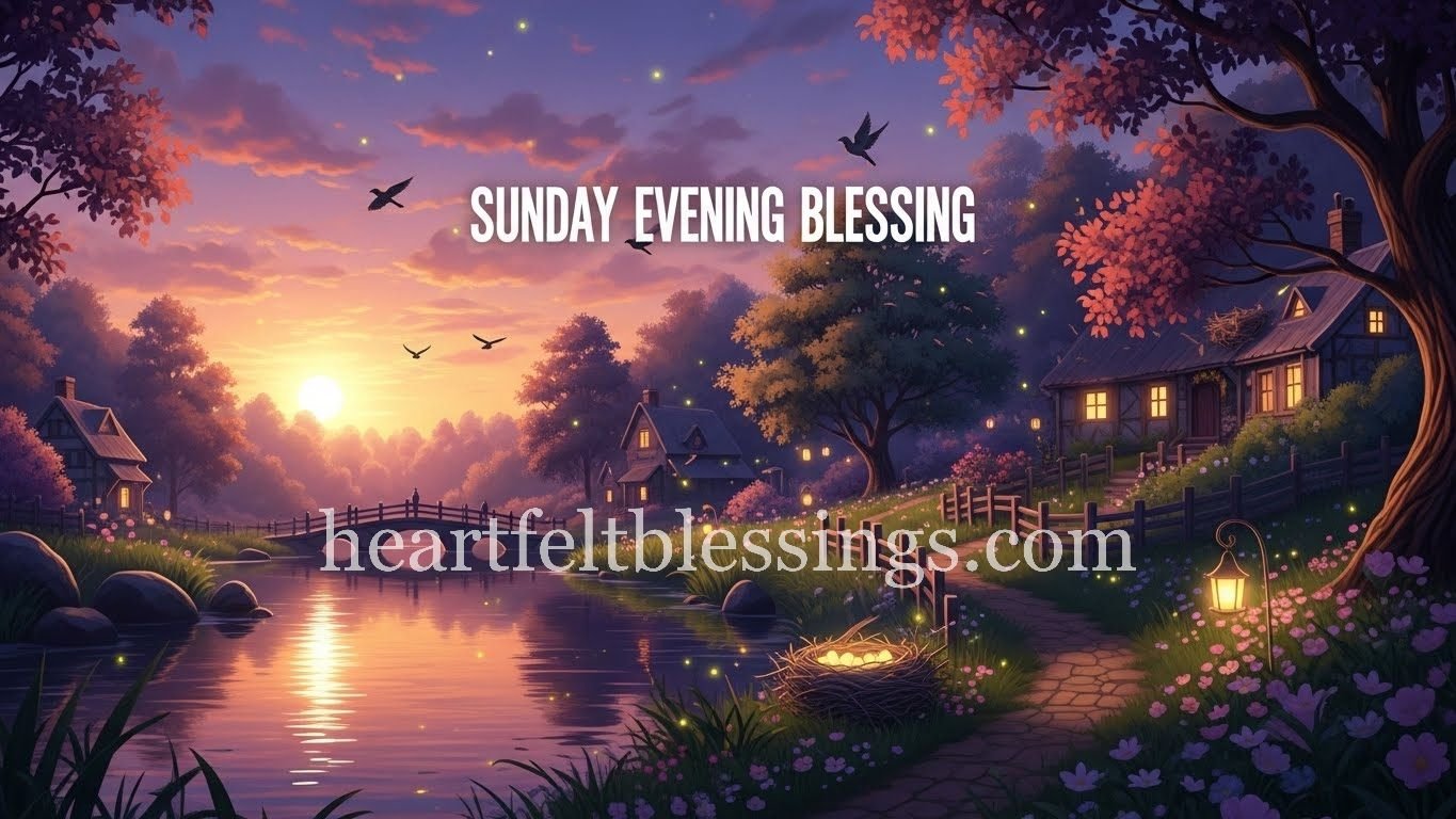 Sunday evening blessings