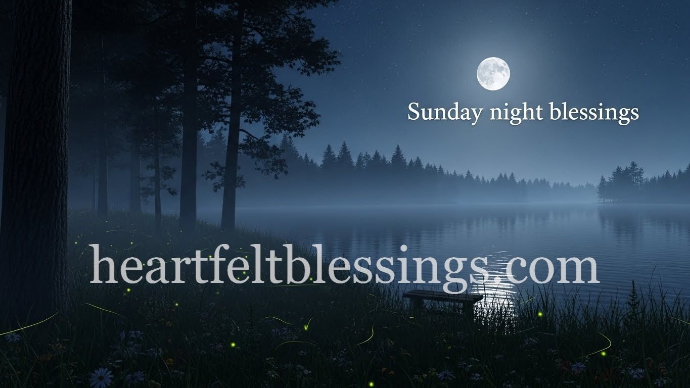 Sunday night blessings