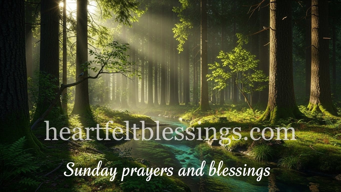 Sunday prayers and blessings