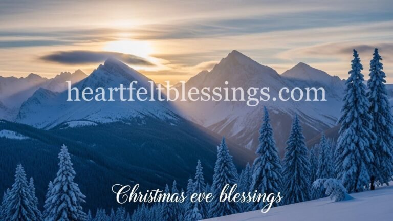 Christmas eve blessings