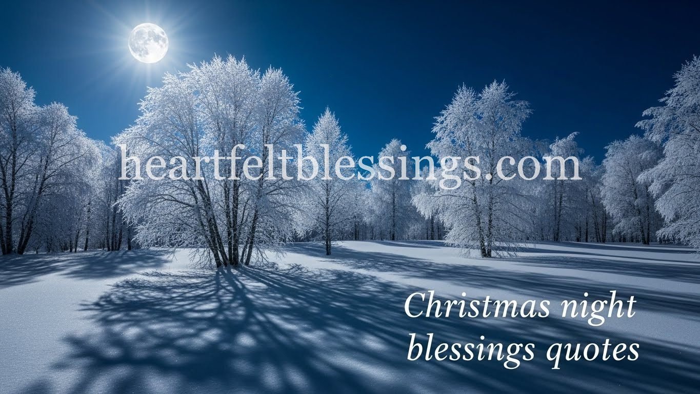 Christmas night blessings quotes