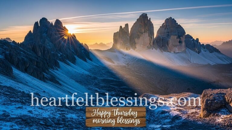 Happy thursday morning blessings