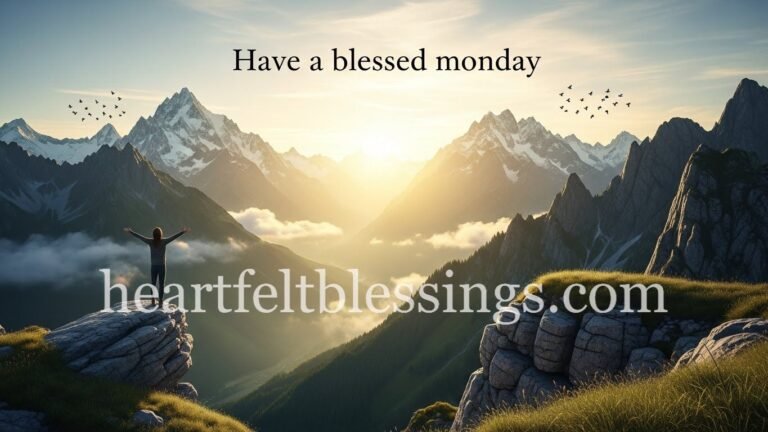 Have a blessed monday