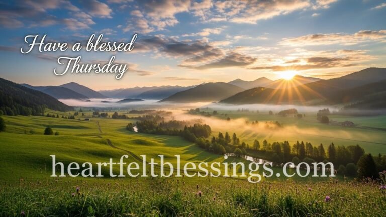 Have a blessed thursday