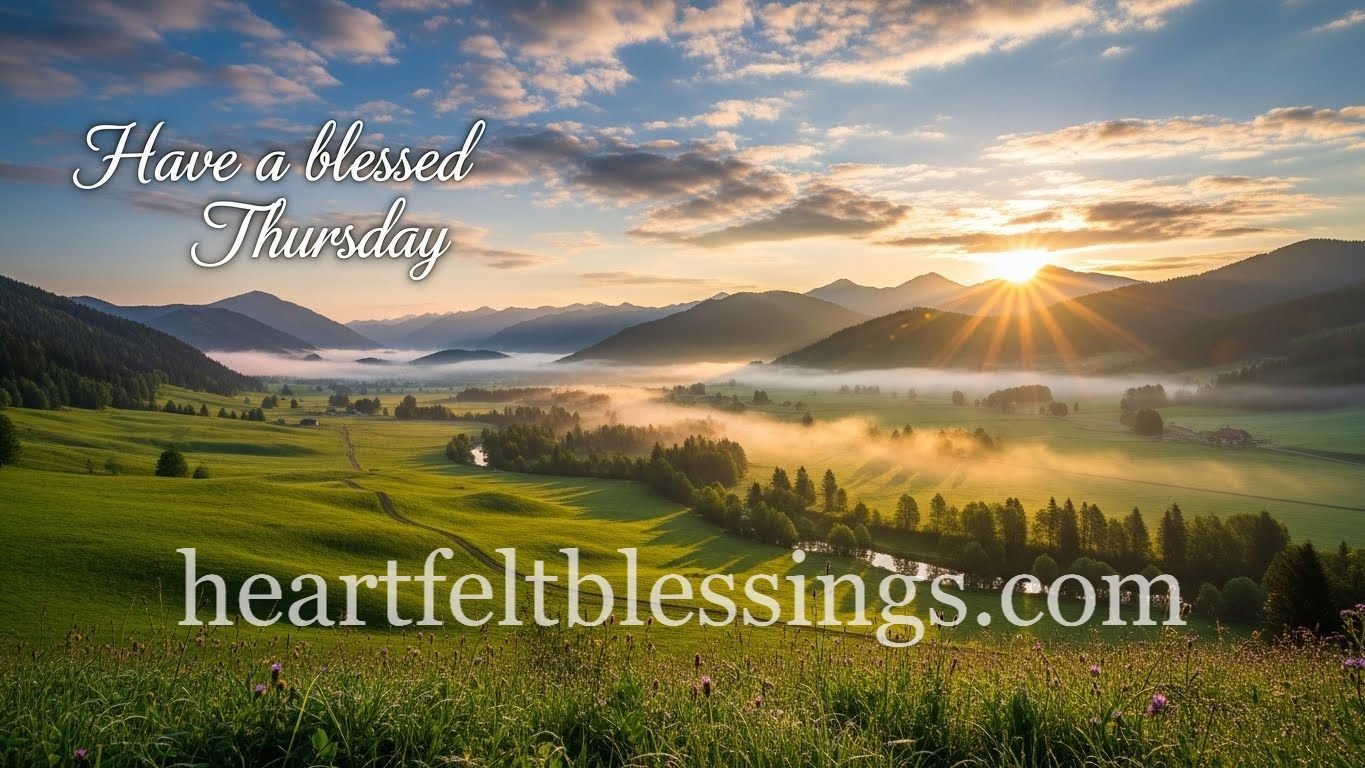 Have a blessed thursday