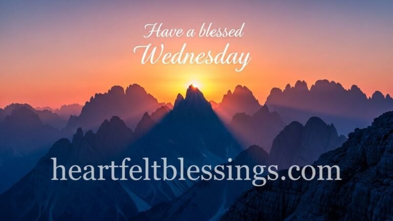 Have a blessed wednesday