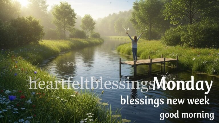 Monday blessings new week good morning