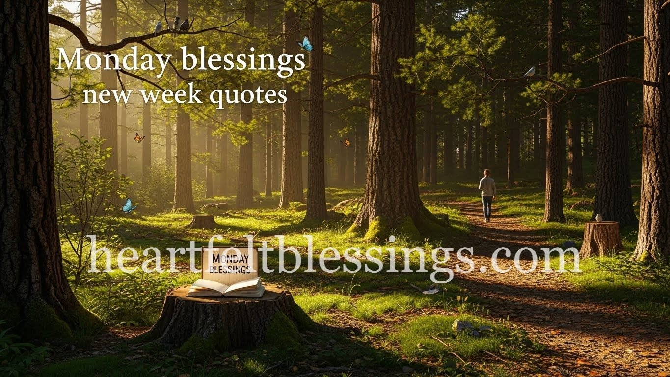 Monday blessings new week quotes