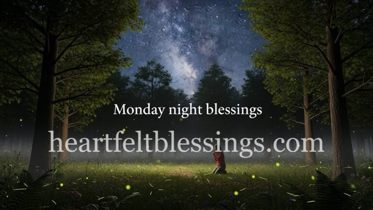 Monday night blessings