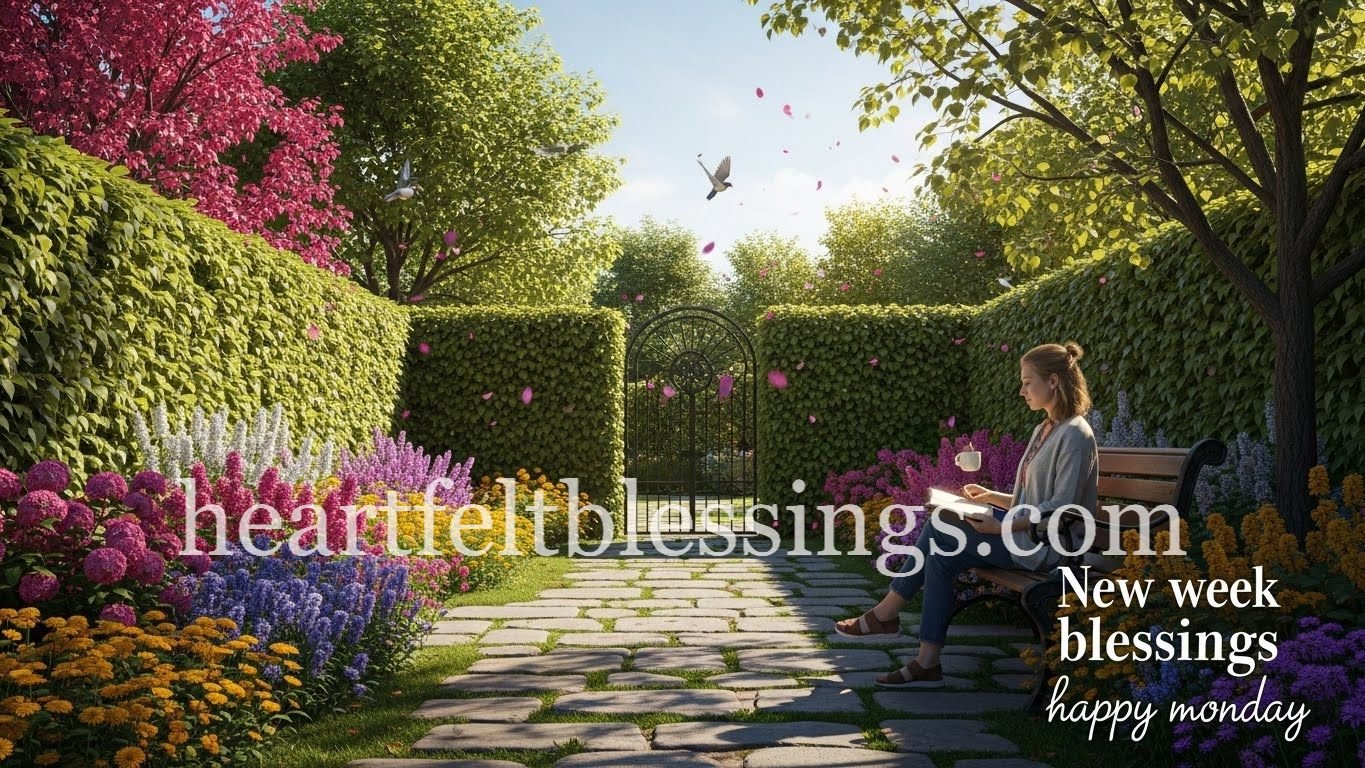 New week blessings happy monday