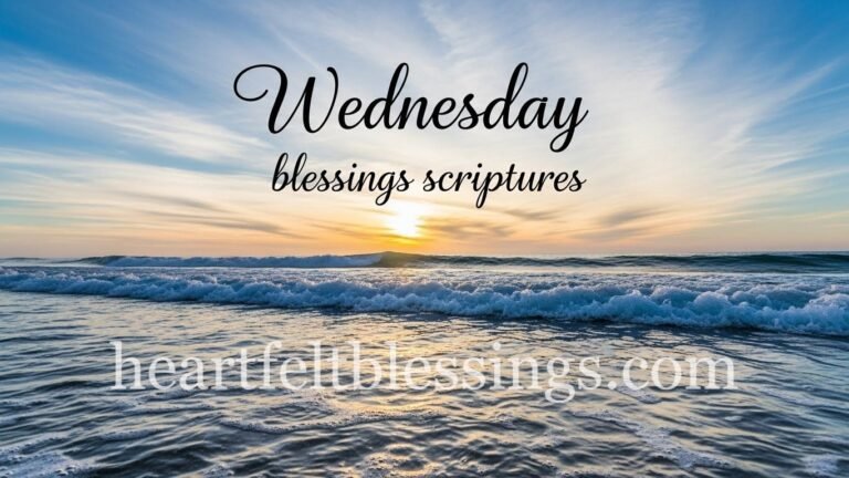 Wednesday blessings scriptures