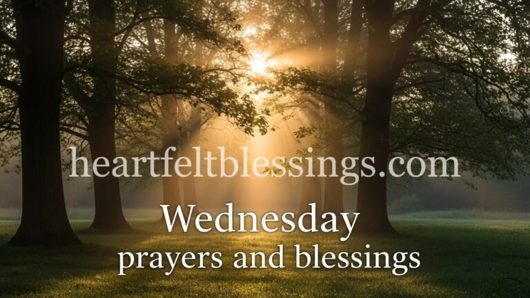 Wednesday prayers and blessings