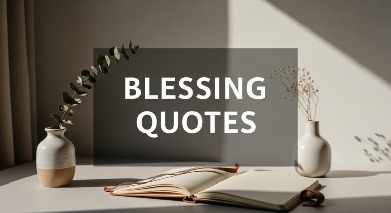 Blessing Quotes