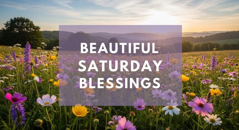 Beautiful Saturday Blessings