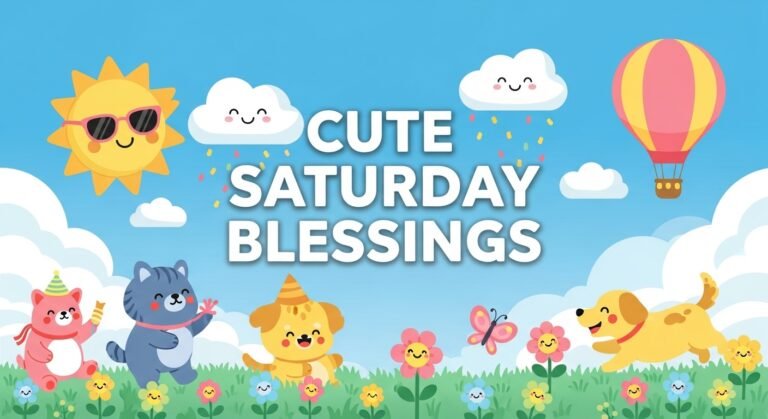 Cute Saturday Blessings