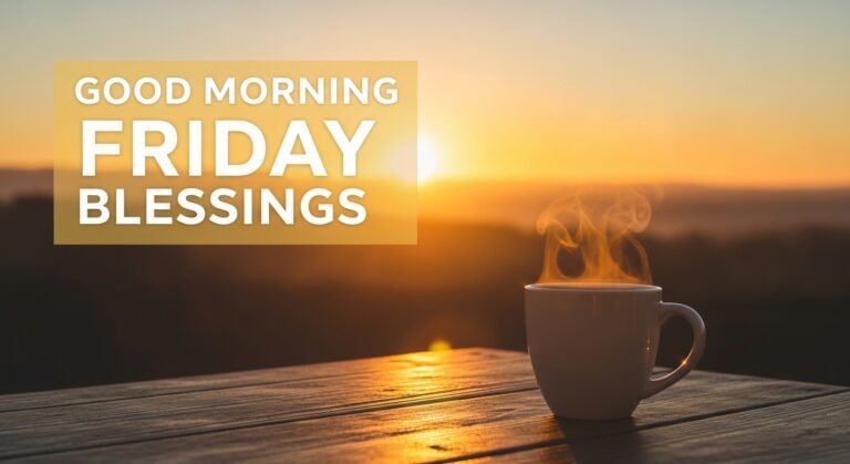 Good Morning Friday Blessings