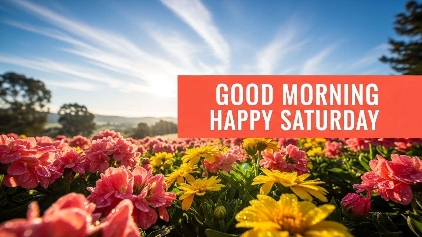 Good Morning Happy Saturday Blessings