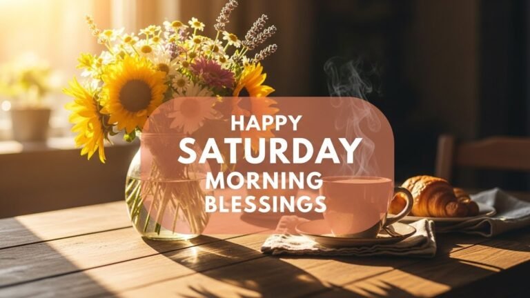 Happy saturday morning blessings