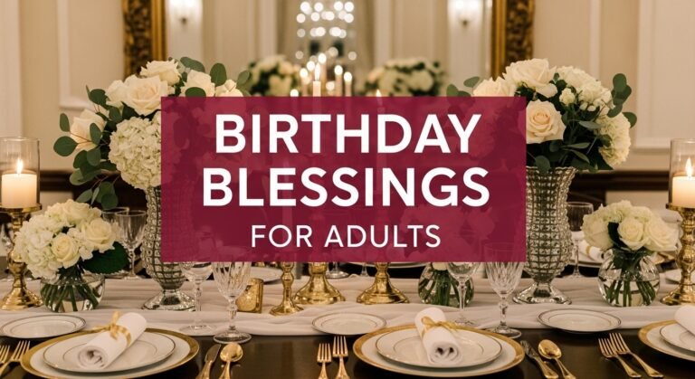birthday blessings for adults