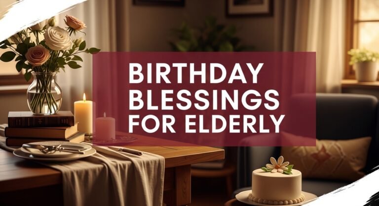Birthday Blessings for Elderly