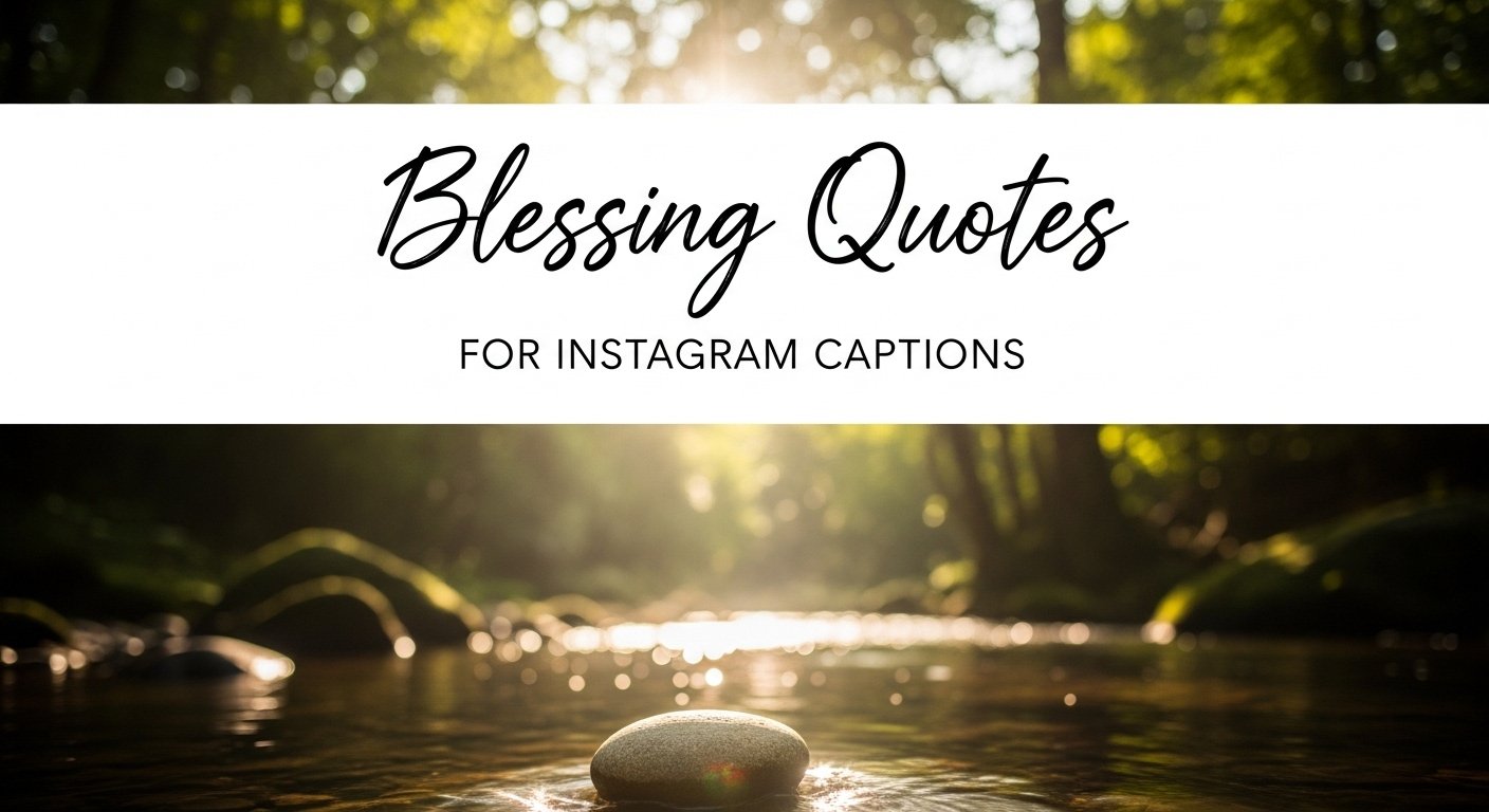 Blessing Quotes for Instagram Captions
