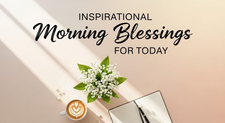 Inspirational Morning Blessings for Today