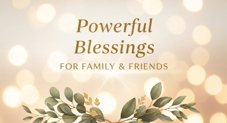 Powerful Blessings for Family and Friends