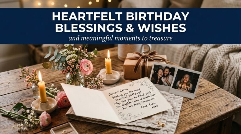 Heartfelt Birthday Blessings and Wishes for Loved Ones