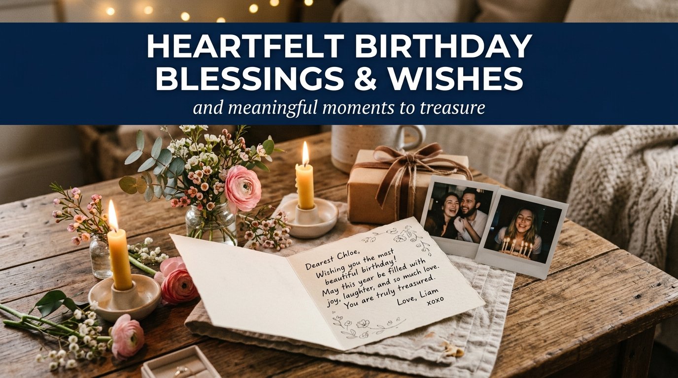Heartfelt Birthday Blessings and Wishes for Loved Ones